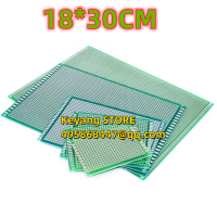 1 ~ 5ชิ้นล็อต18*30ซม. แผ่นสากลด้านเดียว Bakelite บอร์ดทดลอง2.54มม. รู PCB