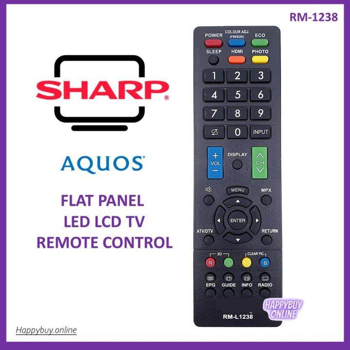 offer-sharp-aquos-รีโมตคอนโทรลทีวี-led-rm-l1238-แบบเปลี่ยน