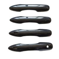 【Cw】For Toyota Camry XV70 2018 2019 2020 2021 2022 Car Accessories Door Handle Cover Trim Plastic Imitation Carbon Fiberhot