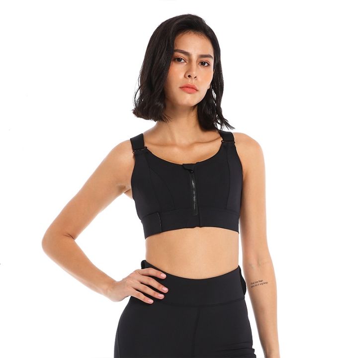 a-so-cute-zip-frontbra-ผู้หญิง39-s-ปรับได้-engineathletic-gymfitnesstops