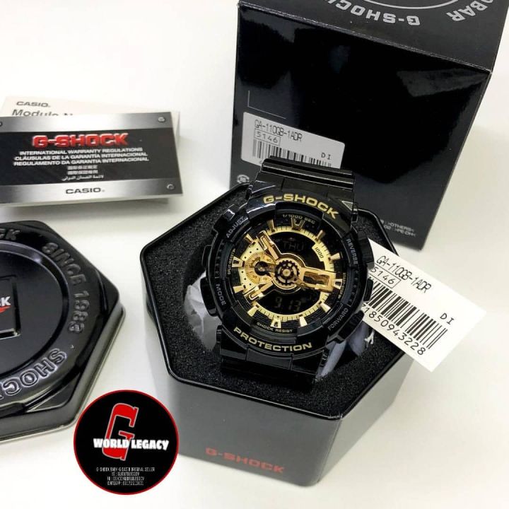 ของแท้-100-casio-g-shock-รุ่น-ga-110gb-1adr-นาฬิกาข้อมือผู้ชาย-สายเรซิ่น-จัดส่งพร้อมกล่องคู่มือใบประกันศูนย์cmg-1ปี