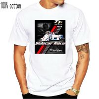 เสื้อยืดแขนสั้นผ้าฝ้ายพิมพ์ลาย Isle Of Man Tt Races Sidecar 2021 สําหรับผู้ชาย IXLT