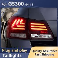 ไฟท้ายแต่งรถสำหรับ Lexus GS300 GS450 GS430 GS350ไฟที่ทำงานตอนกลางวัน LED 2004-2011ไฟท้ายห้ามกลับ Accessariesfdhgf