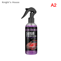 Knights House 3 in 1 Quick Coating Spray สเปรย์ป้องกันรถป้องกันโล่เคลือบสีรถซ่อมรถยนต์ภายนอก Restorer Ceramic Spray Coating ด่วน