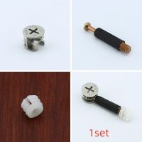 20Set ThreeIn One Screw Furniture Connector Clothes Cabinet Desk Link Fixer Eccentric Wheel Nut Connection Screw Nut Drivers