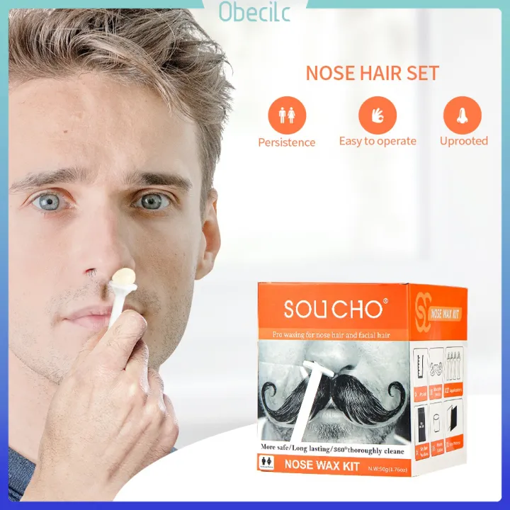 Obecilc Nose Hair Artifact Hair Removal Wax Nose Hair Wax Beans Nostril Cleaning Set Lazada PH