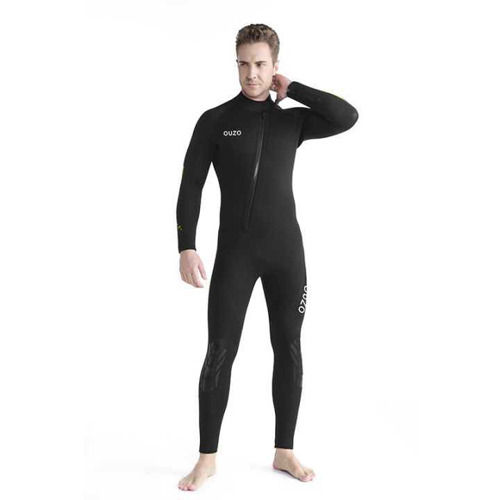cod-5mm-ชุดดำน้ำ-ouzo-ชุดดำน้ำกันหนาวหนาพิเศษสำหรับผู้ชายชุดว่ายน้ำฤดูหนาวชุดโต้คลื่นชุดดำน้ำโรงงาน