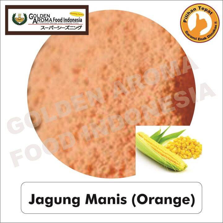 Bumbu Tabur Rasa Jagung Manis Orange 1 Kg Jual Bubuk Tabur Jagung Manis