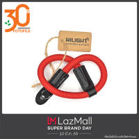 Hilight สายสะพายกล้อง, สายคล้องคอ, สายคล้องมือ Hilight GP1064 Genuine Leather Climbing Rope Wrist Strap Camera Red