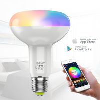 GIDEALED WiFiสมาร์ทหลอดไฟLED E14/E27/E26 Dimmable RGBโคมไฟTuya AppทำงานA Lexa Googleผู้ช่วยควบคุมตื่นขึ้นมาสมาร์ทโคมไฟคืน