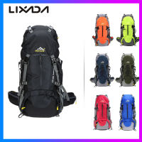 LIXADA 50L กระเป๋าเป้สะพายหลังกันน้ำสำหรับเดินป่าตั้งแคมป์