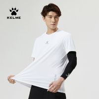 KELME Kelme เสื้อยืดกีฬาผู้ชาย,ใหม่เสื้อออกกำลังกายแขนสั้นวิ่งคอกลมชุดออกกำลังกายเรียบง่ายฤดูร้อน