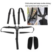 Baby Stroller Safety Belt Adjustable Baby Chair Safety Strap Harness Kids Dining Chair 5 Point Harness Child Pram Seat Belt
