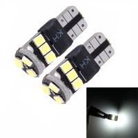 IFixedShop 2ชิ้น T10 5W SMD 2835 9โคมไฟไฟเคลียร์แลนซ์รถยนต์ LED,DC 12V