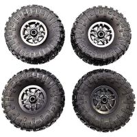 4 Pcs Tires Wheels Rims Set MN D90 D91 RC Spare Crawler Car Assembled Tyre for Truck Parts &amp; Accessories Wall Chargers