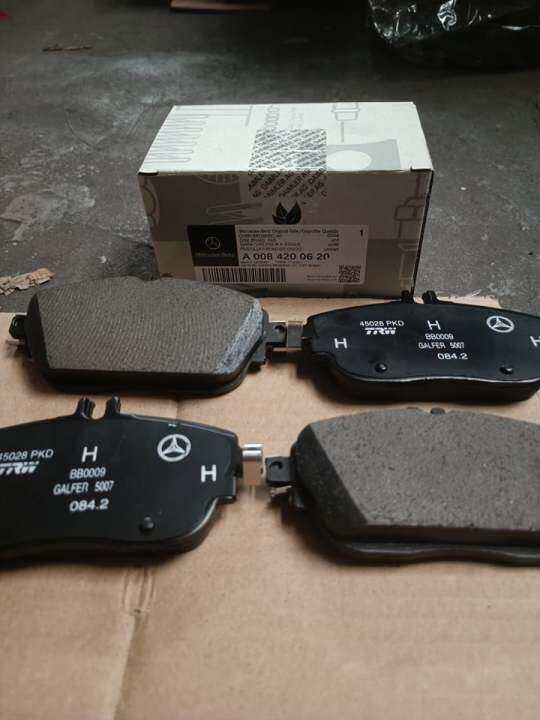 BRAKE PAD FA W/SENSOR A0084200620 (1695401617) MERCEDESBENZ CLASS A, B