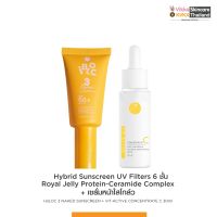 VIKKASKINCARE Ibloc Naked SPF50 PA++++ และ Vitamin C Serum 30 ml  เซตเสริมประสิทธิภาพกันแดด