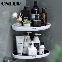 ชั้นเก็บของ OneUP ทรงสามเหลี่ยมชั้นวางของในห้องน้ำผู้จัดการที่ยึดผนังห้องน้ำในบ้านมุมครัวชุดตกแต่งห้องอาบน้ำ