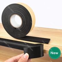 Self Adhesive Sponge Seal Strip Thicken Black EPDM Rubber Single Sided Adhesive Soundproof Foam Anti-collision Seal Gasket Adhesives Tape