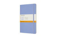 Moleskine สมุดบันทึก สมุดโน๊ต  ปกอ่อน สีฟ้าไฮเดรนเยีย ขนาดใหญ่ 13x21 ซม Classic Notebook Hydrangea Blue Large soft cover