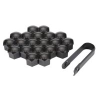 20Pcs/Set Car Wheel Valve Caps 17mm Tyre Tire Stem Cover with Removal Tools Car Accessories