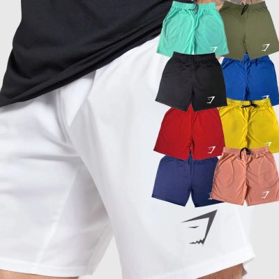┅☸๑ กางเกงขาสั้น Quick-drying Shorts Men Gym Sports Shorts with Pockets M-3XL