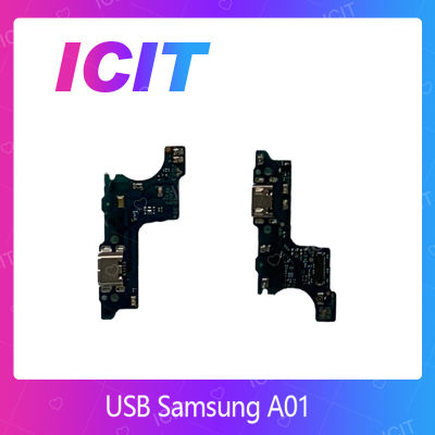 Samsung Galaxy A01 อะไหล่สายแพรตูดชาร์จ แพรก้นชาร์จ Charging Connector Port Flex Cable（ได้1ชิ้นค่ะ) สินค้าพร้อมส่ง คุณภาพดี อะไหล่มือถือ (ส่งจากไทย) ICIT 2020