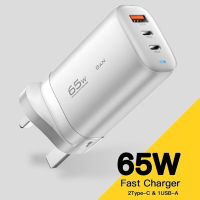 PD65W GaN เครื่องชาร์จ USB ชนิด C 45W 25W เสียบผนังสำหรับ PD3.0 IPhone14 13แล็ปท็อป PPS