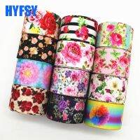 【YF】✳  hyfsy 10048 25 38mm Large flower ribbon 10 yards hair accessories gift package Hand-made tape Grosgrain Valentines day rose