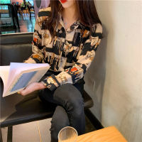 Hong Kong flavor retro loose shirt printing