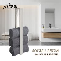 26/40cm Towel Ring Towel Hanger Bath Towel Holder Wall Hanging Towel Bar 304 Stainless Steel Bathroom Shelf Storage Rack