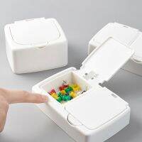 [ Plastic Beads Storage Containers Box ][ Hinged Lid for Small Items And Craft Projects Box ][ Cotton Swab Box/Toothpick Box ]