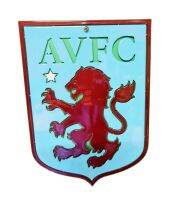 แอสตัน วิลลา โลโก้ Aston Villa เหล็กตัดเลเซอร์ ขนาด 30 cm.หนา2.5 mm. ทำสีเหมือนจริง ใช้สี 2 k สีพ่นรถยนต์ภายนอกสวยงามคงทน ขนาดพกพา ติดตั้งทุกที่