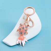 Small koi carp key chain pendant car key bag pendant girlfriend elder birthday gift pendant jewelry key toys