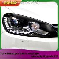 ได้☈Cuizicai6034443 Montagem Do Farol Dianteiro Para Golf 6ปรับเปลี่ยน R20การฉีกขาด GTI DRL
