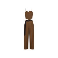 SHU APPAREL CAMISOLES PANTS SETS #1 - BROWN