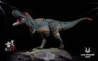 ใหม่ haolonggood Tyrannosaurus Rex พร้อมฐานรุ่นไดโนเสาร์ movable Jaw prehistoric Animal Collector รูปสีฟ้า