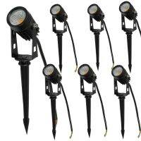 10PCS  new 3W 5W LED Garden lighting Outdoor Spike Lawn Lamp Waterproof Lighting Led Light Garden Path Spotlights AC110V220V 12V Food Storage  Dispens