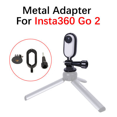 สำหรับ Insta360 Go 2กีฬากล้องโลหะอะแดปเตอร์ป้องกันรอยขีดข่วนป้องกันการวางกรอบป้องกัน14สกรูหลุม M Ount B Racket อุปกรณ์เสริม