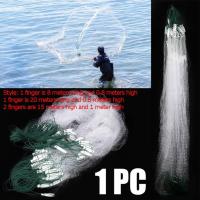 Single Layer Fishing Net Portable Fish Mesh Hole Floating Single Durable Fiber Layer Monofilament Fishing Chemical Net Net Z4I0