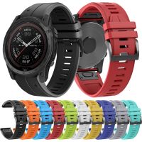 22/26mm Quick Fit Sports Silicone Strap For Garmin Tactix 7 Pro Smartwatch Band For Garmin Quatix 7 7X 6 5 3 Bracelet Wristbands