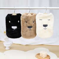 New Autumn and Winter Two Legged Cat and Dog Pet Cotton Padded Clothes  Small and Medium-sized Dog Plush Warm Clothing Clothing Shoes Accessories Cost