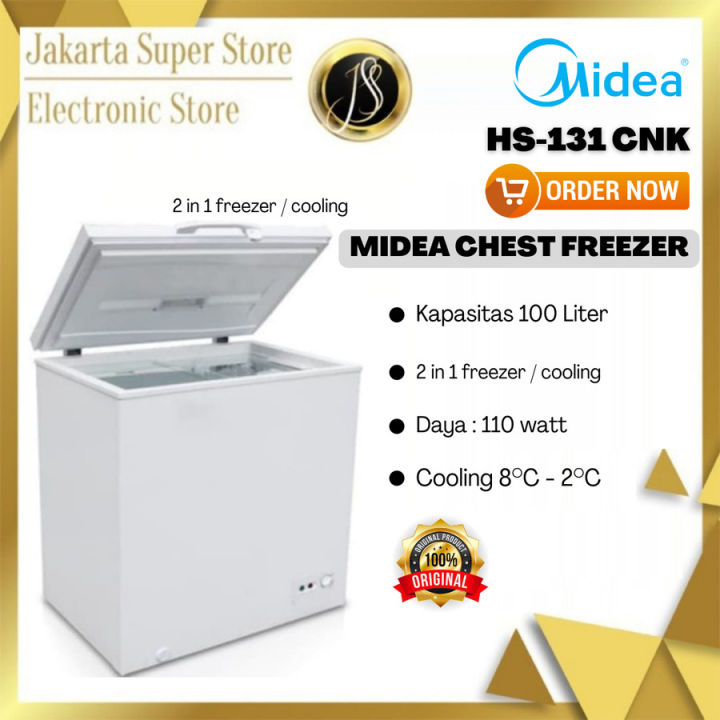 CHEST FREEZER MIDEA HS 131 CNK / 100 LITER Lazada Indonesia