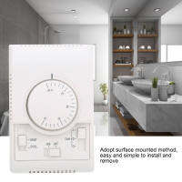 【COD】Mechanical Temperature Controller Surface Mounted Air Conditioner Thermostat 10-30 ℃ AC220V