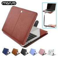 Laptop PU Leather Sleeve Case M1 M2 A2681 A2337 A2338 for MacBook Air Pro 13 14 15 16 inch 2020 2021 2022 Notebook Carry Cover