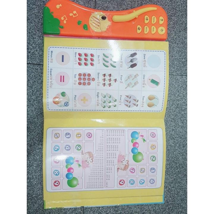 โปรโมชั่นสุดคุ้ม-ลด-30-หนังสือพูดได้-หนังสือสอนภาษา-e-book-หนังสือฝึกอ่านภาษาไทยและอังกฤษ-qc981th-เล่มฟ้า-เหมาะเป็นของฝากของขวัญได้-gift-kids-toy