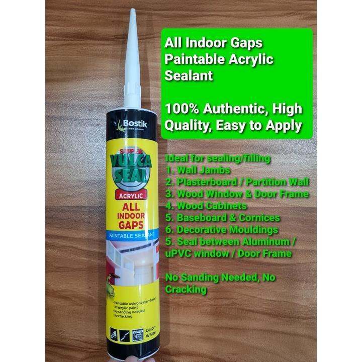 Vulca Seal Silicone Sealant Silicon All Indoor Gaps Paintable Acrylic