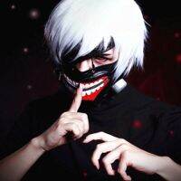 หน้ากากคอสเพลย์อนิเมะ PU สำหรับ Ghoul คาเนกิเคนโตเกียว,ของเล่นปรับขนาดได้มีซิปหน้ากากหนังเก๋ไก๋