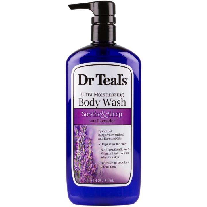 Dr. Teal's Body Wash with Pure Epsom Salt Soothe & Sleep with Lavender