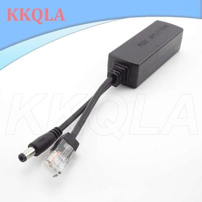 QKKQLA 48V To 12V Poe Splitter Connector Poe Power Adapter Injector Switch For Ip Camera Wifi Cable Wall Us/Eu Plug